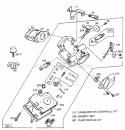 CarburetorWet-Bulb Primer Diagram and Parts List for  Briggs and Stratton Engine